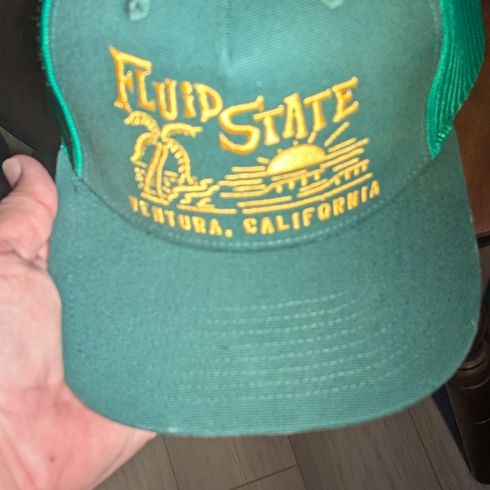 Fluid State Green Trucker Hat